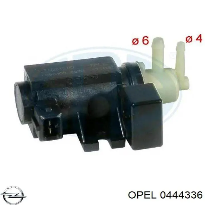 0444336 Opel soporte de estabilizador trasero exterior