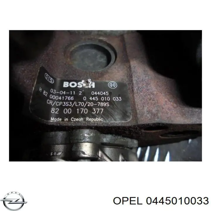0445010033 Opel bomba inyectora