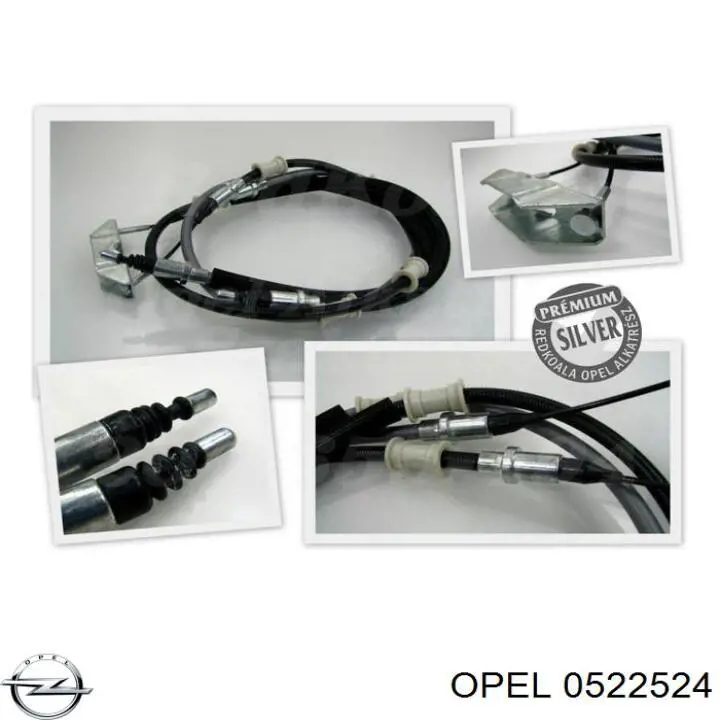 Comprar 0522524 Opel Cable de freno de mano trasero derecho/izquierdo