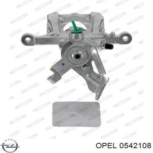 0542108 Opel pinza de freno trasera izquierda