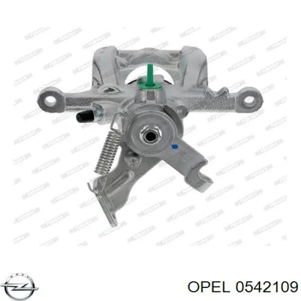 0542109 Opel pinza de freno trasero derecho