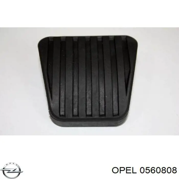 0560808 Opel revestimiento del pedal, pedal de embrague