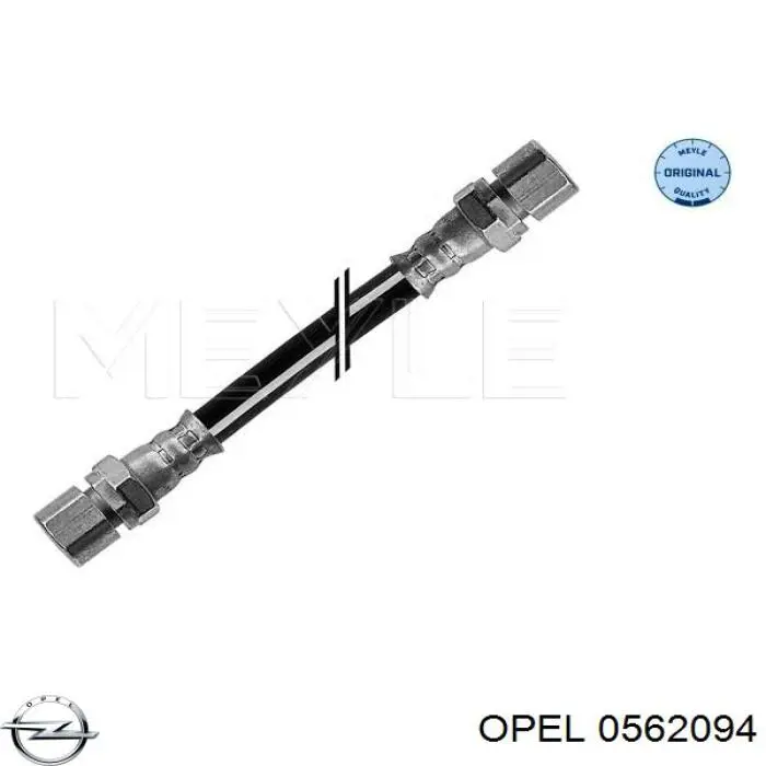0562094 Opel latiguillo de freno trasero