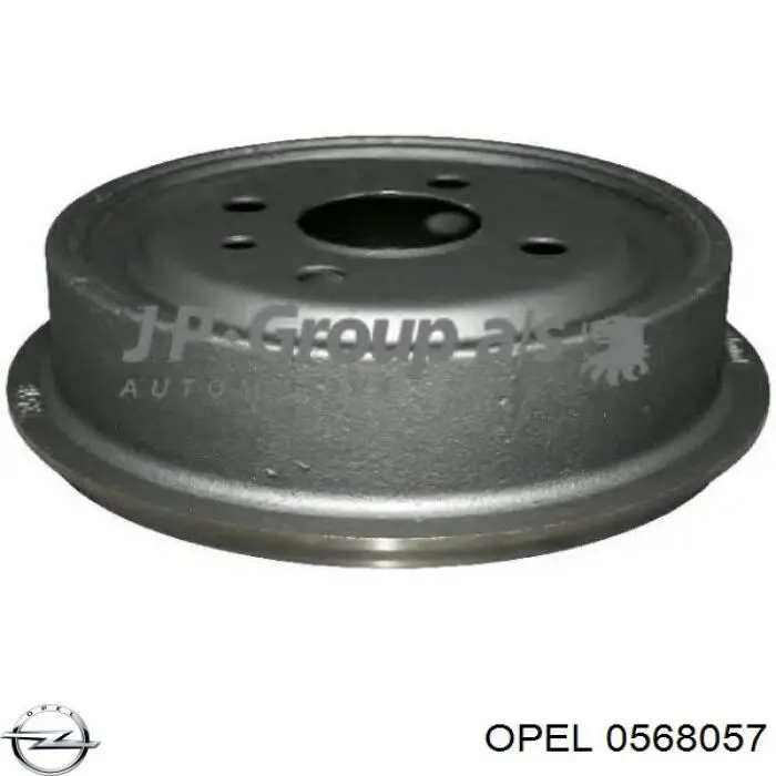 0568057 Opel freno de tambor trasero