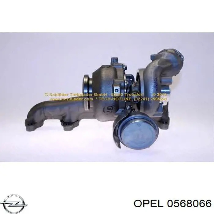 0568066 Opel freno de tambor trasero