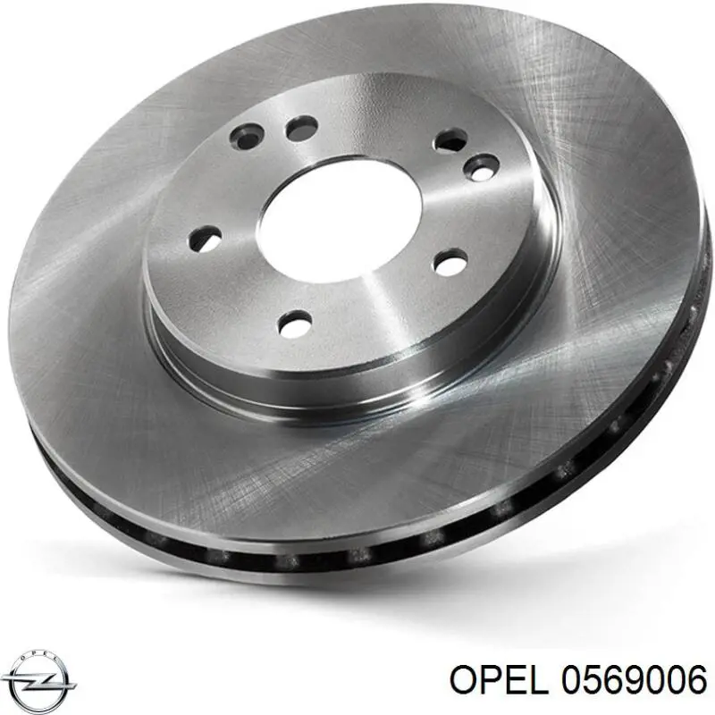 0569006 Opel disco de freno delantero