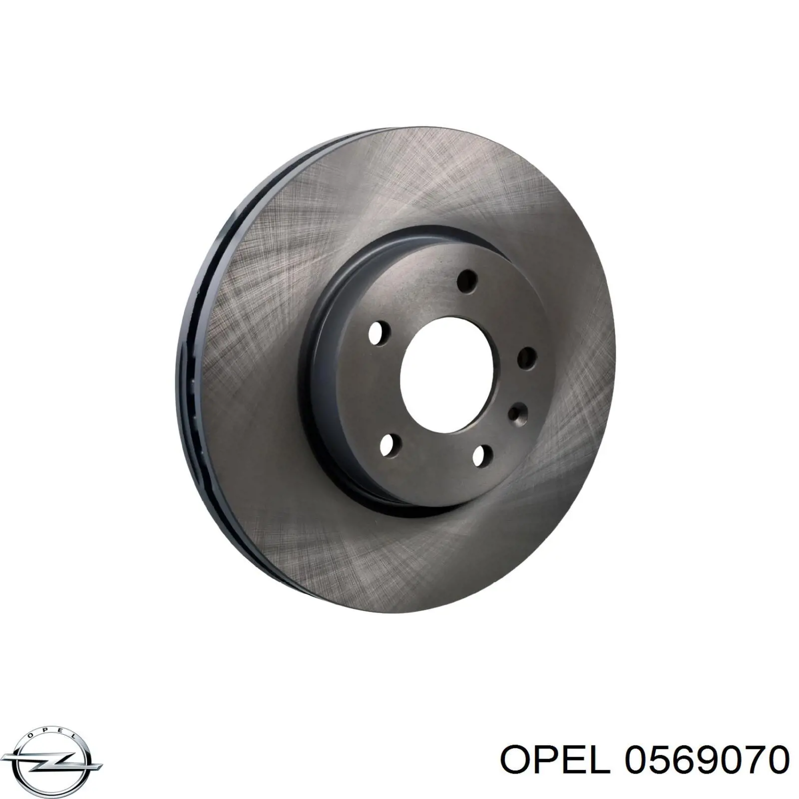 0569070 Opel disco de freno delantero