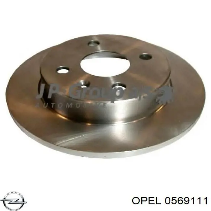 Disco de freno trasero Opel 0569111 precio, desde 25,83 EUR
