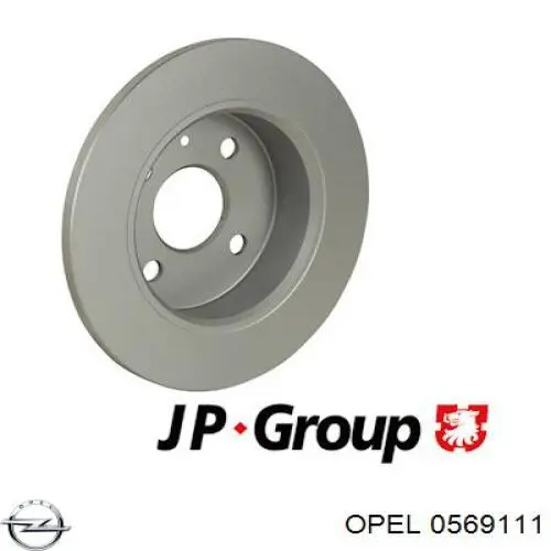 Comprar 0569111 Opel Disco de freno trasero