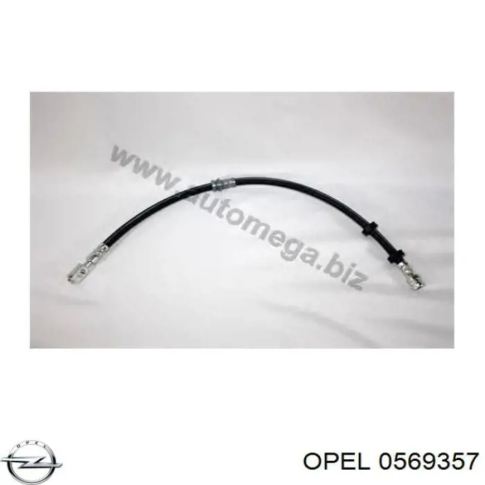 0569357 Opel disco de freno delantero