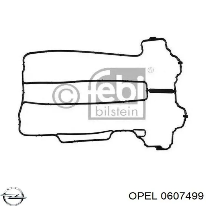 0607499 Opel junta de la tapa de válvulas del motor
