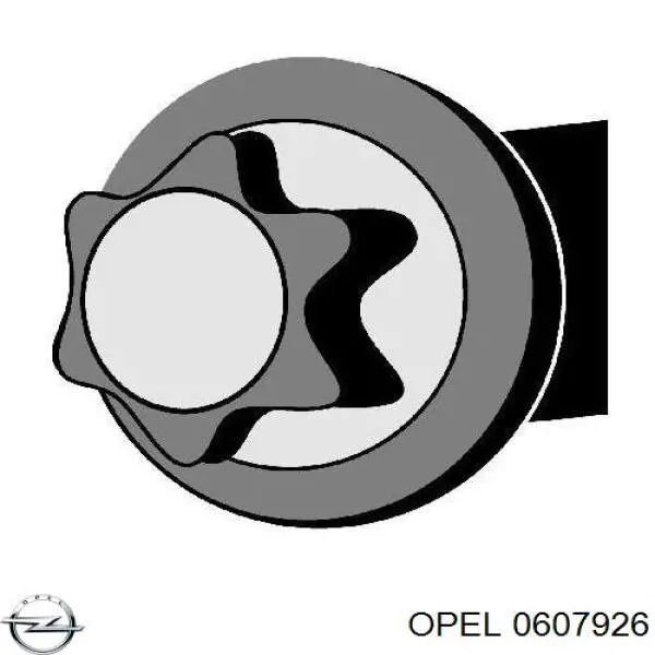 0607926 Opel tornillo de culata