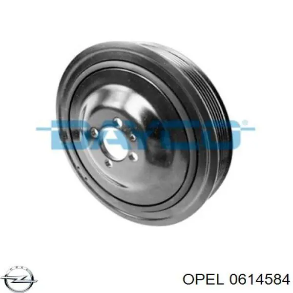 0614584 Opel polea de cigüeñal