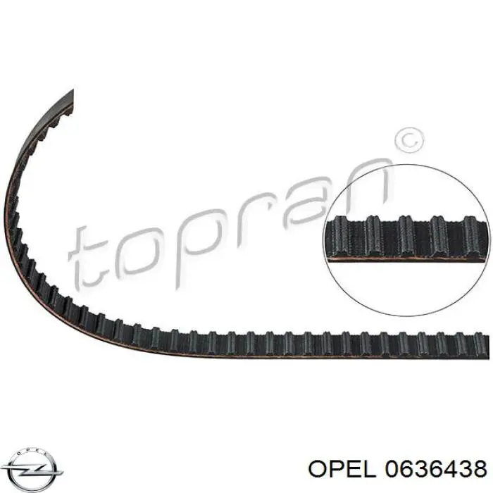 0636438 Opel correa distribucion