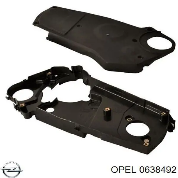 0638492 Opel tapa de correa de distribución interior
