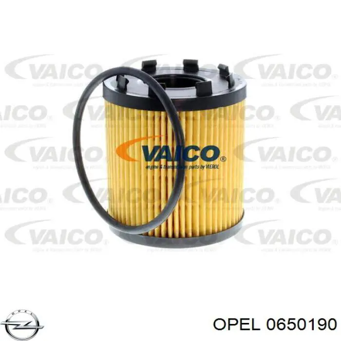 0650190 Opel filtro de aceite