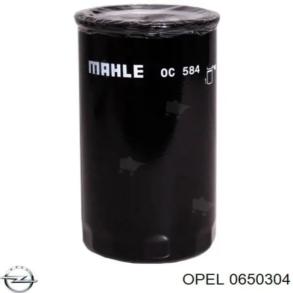 0650304 Opel filtro de aceite
