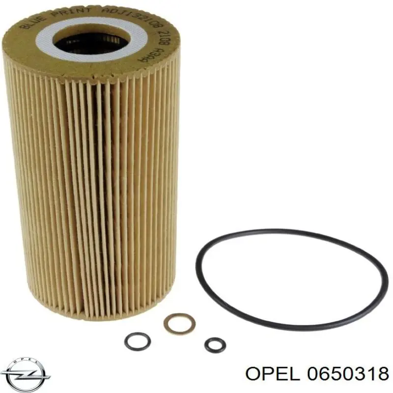 0650318 Opel filtro de aceite