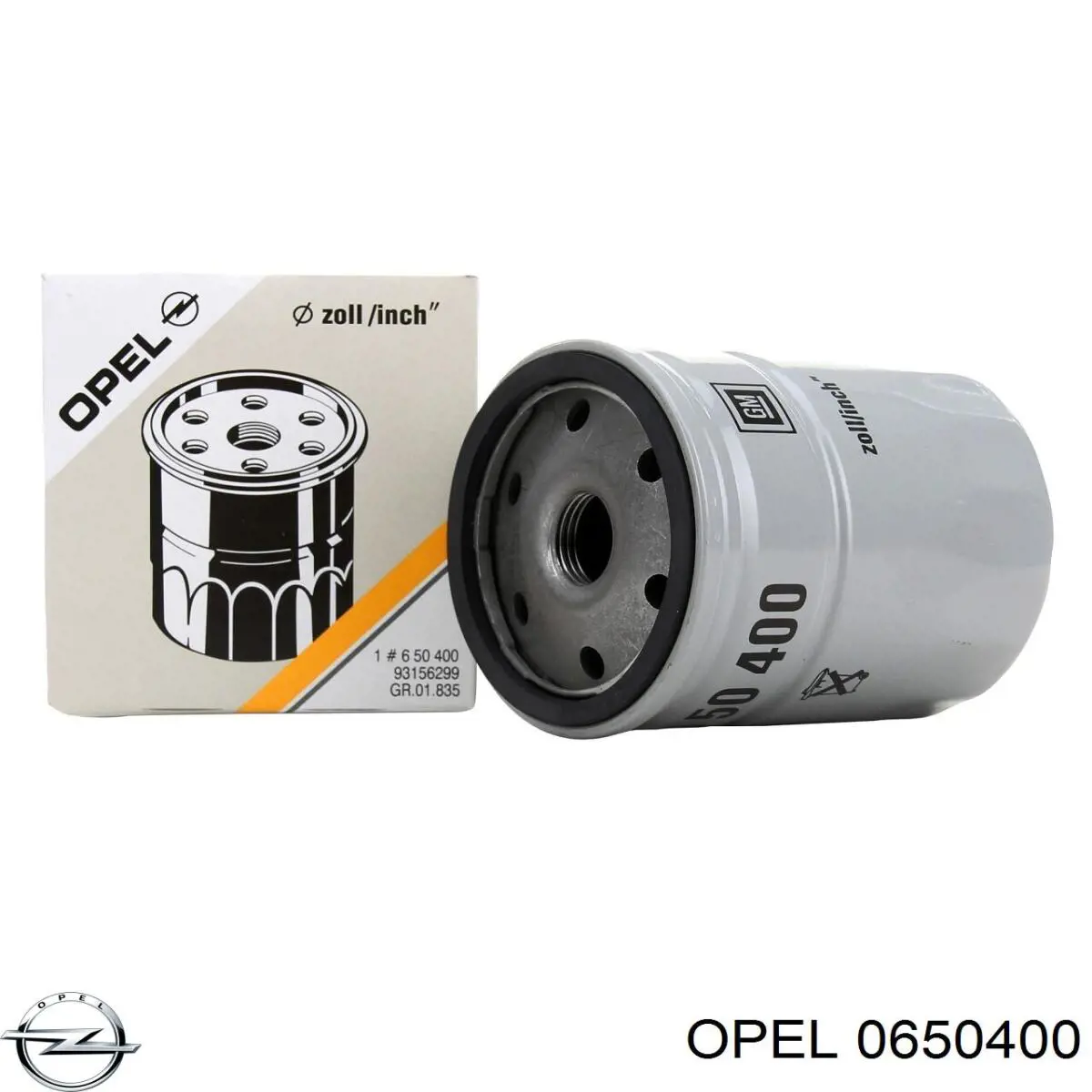 0650400 Opel filtro de aceite
