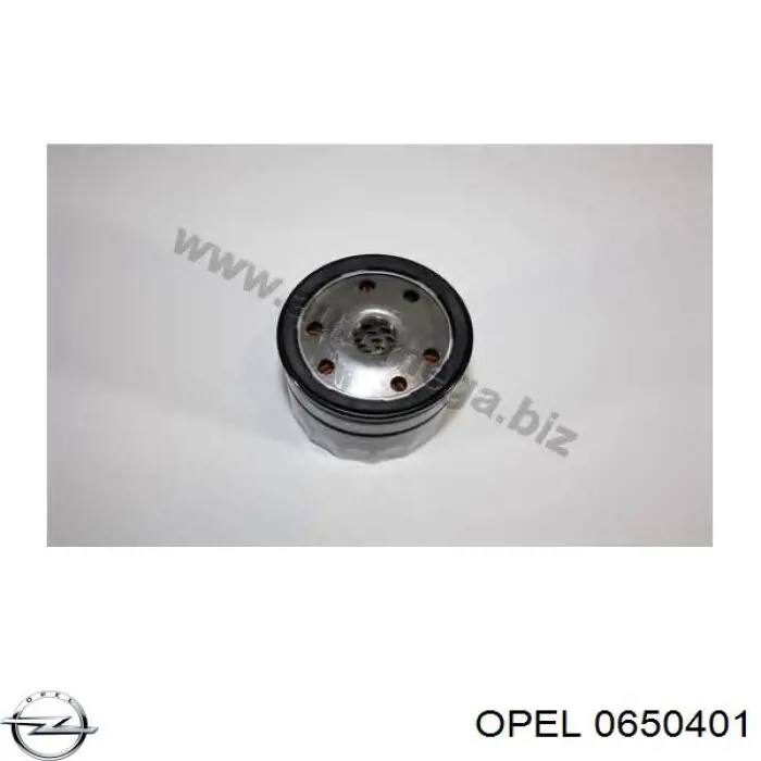 Filtro de aceite 0650401 Opel