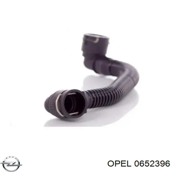 0652396 Opel tubo de ventilacion del carter (separador de aceite)