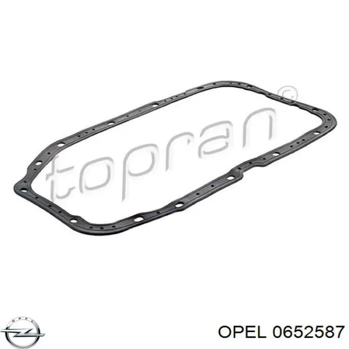 0652587 Opel junta, cárter de aceite