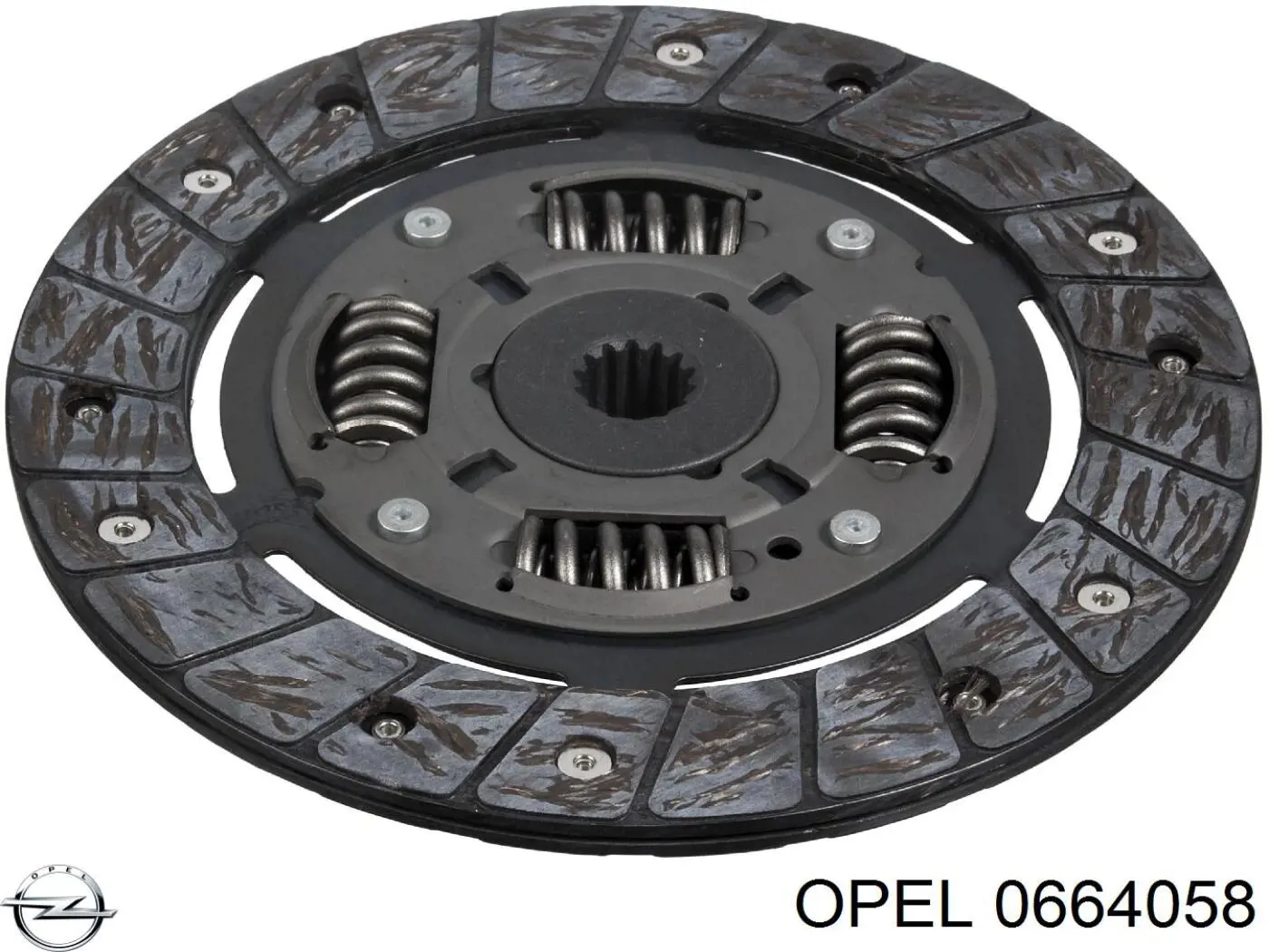 0664058 Opel disco de embrague