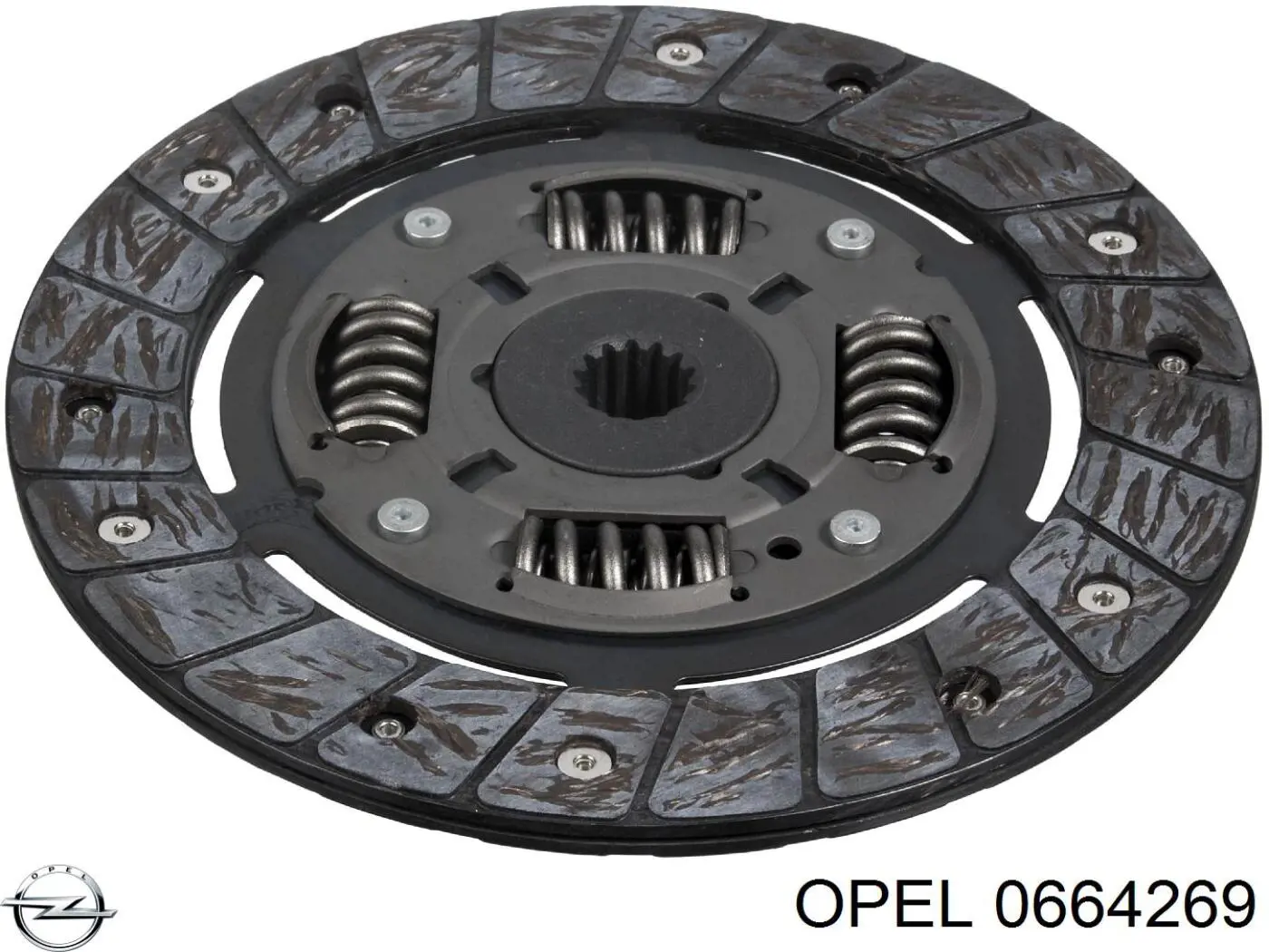 0664269 Opel disco de embrague