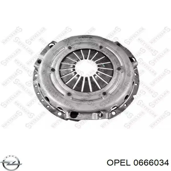 0666034 Opel plato de presión del embrague