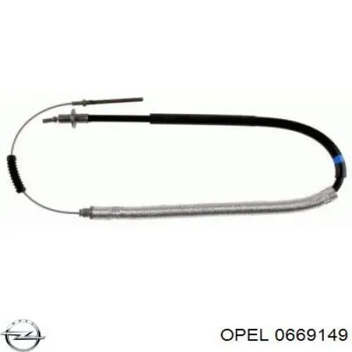 0669149 Opel cable de embrague