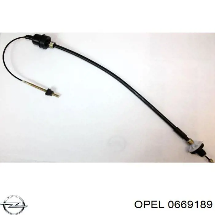 0669189 Opel cable de embrague