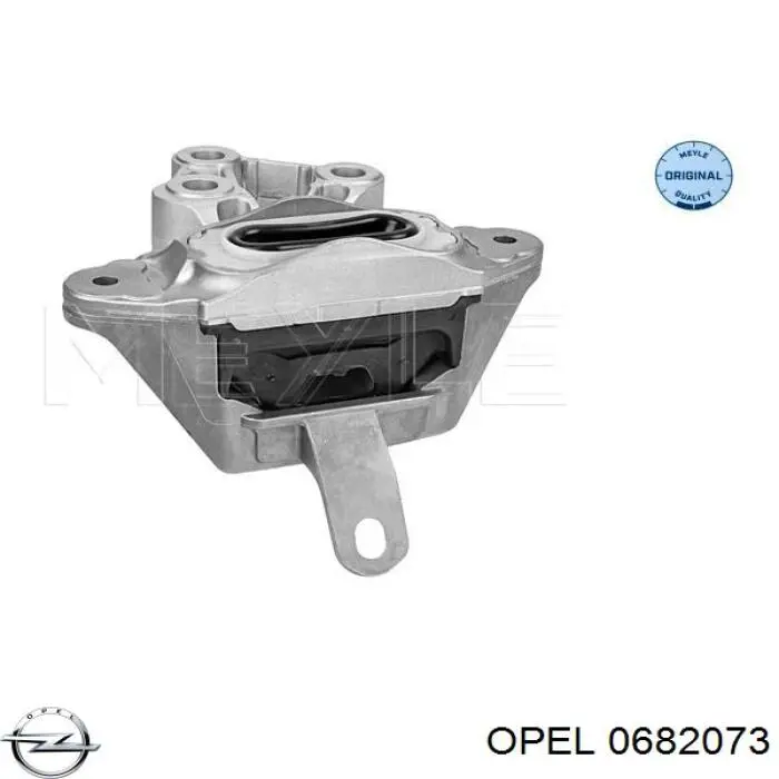 0682073 Opel soporte motor izquierdo