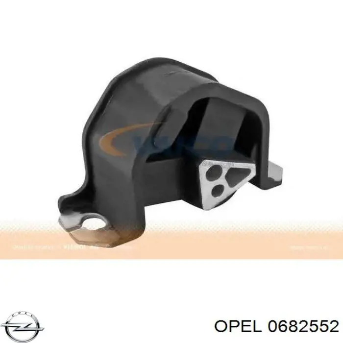 0682552 Opel soporte de motor trasero