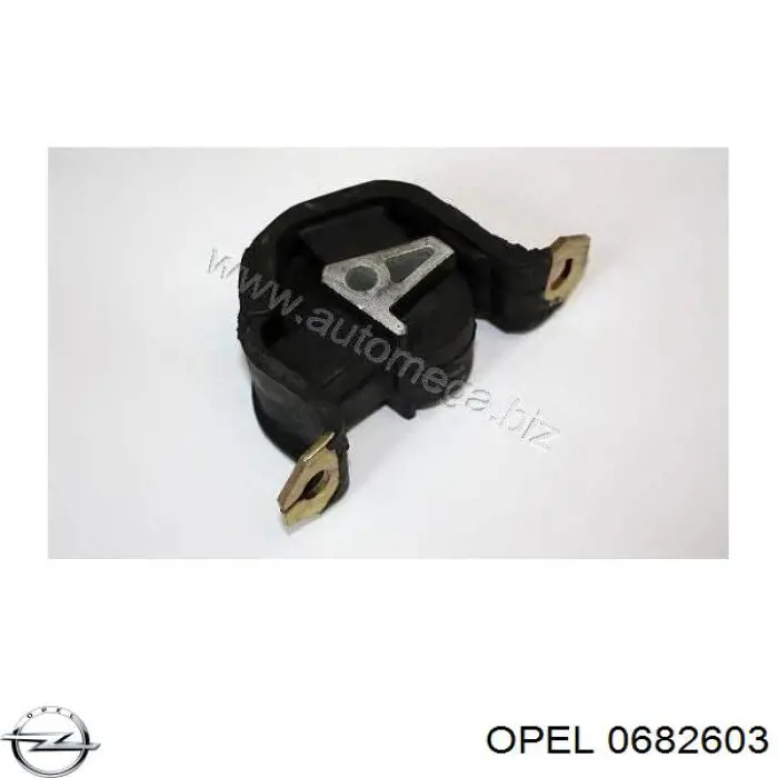 0682603 Opel soporte de motor trasero