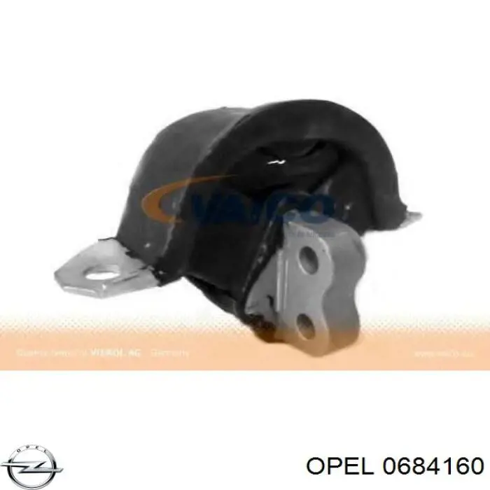 0684160 Opel soporte de motor derecho