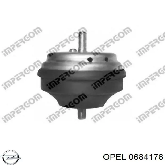 0684176 Opel soporte motor delantero