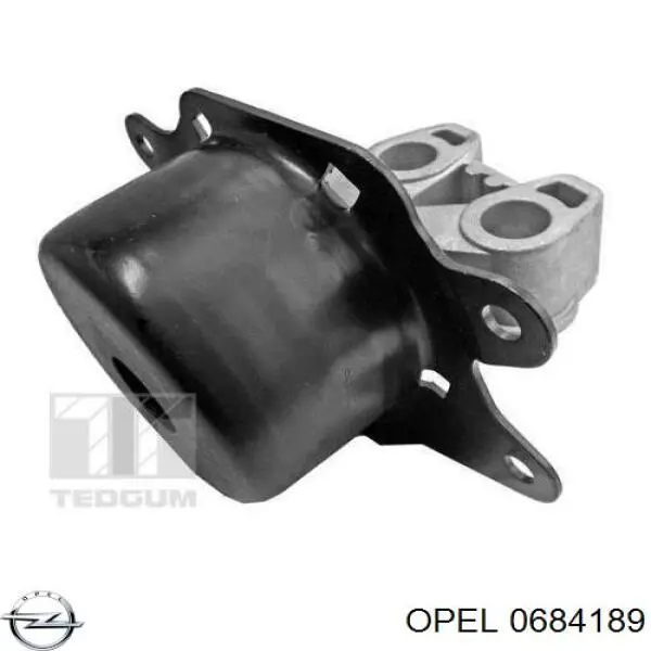 0684189 Opel soporte motor izquierdo