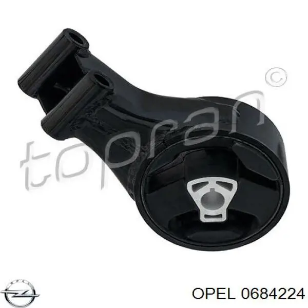 0684224 Opel soporte de motor trasero