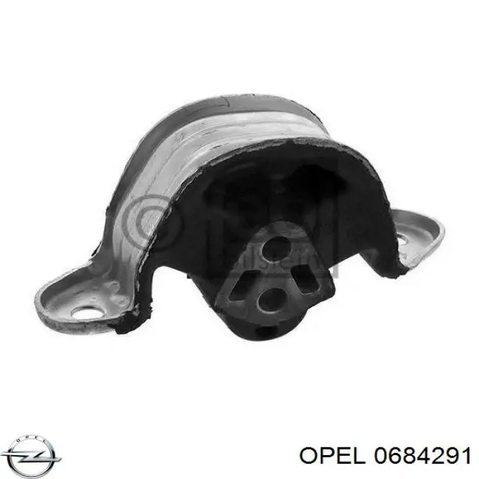 0684291 Opel soporte de motor derecho