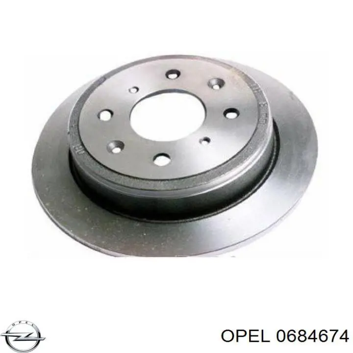 06 84 674 Opel soporte de motor derecho