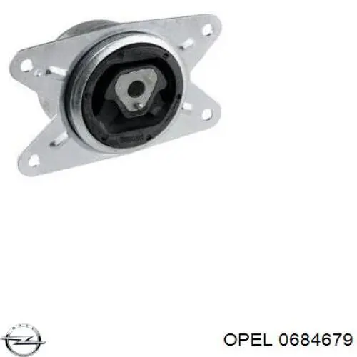 0684679 Opel soporte motor izquierdo