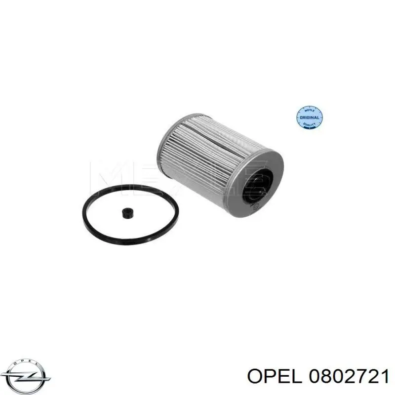 0802721 Opel filtro de combustible