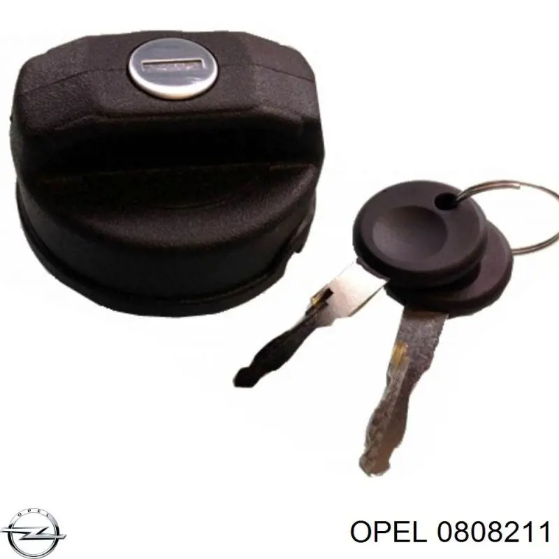 0808211 Opel tapa (tapón del depósito de combustible)