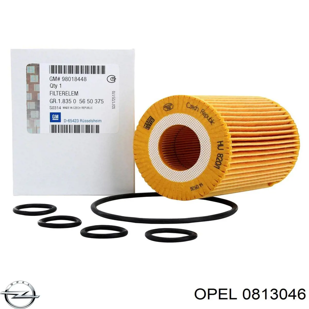 0813046 Opel filtro de combustible