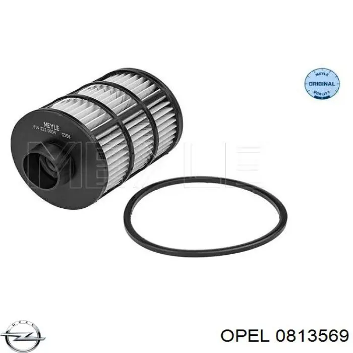 0813569 Opel filtro de combustible