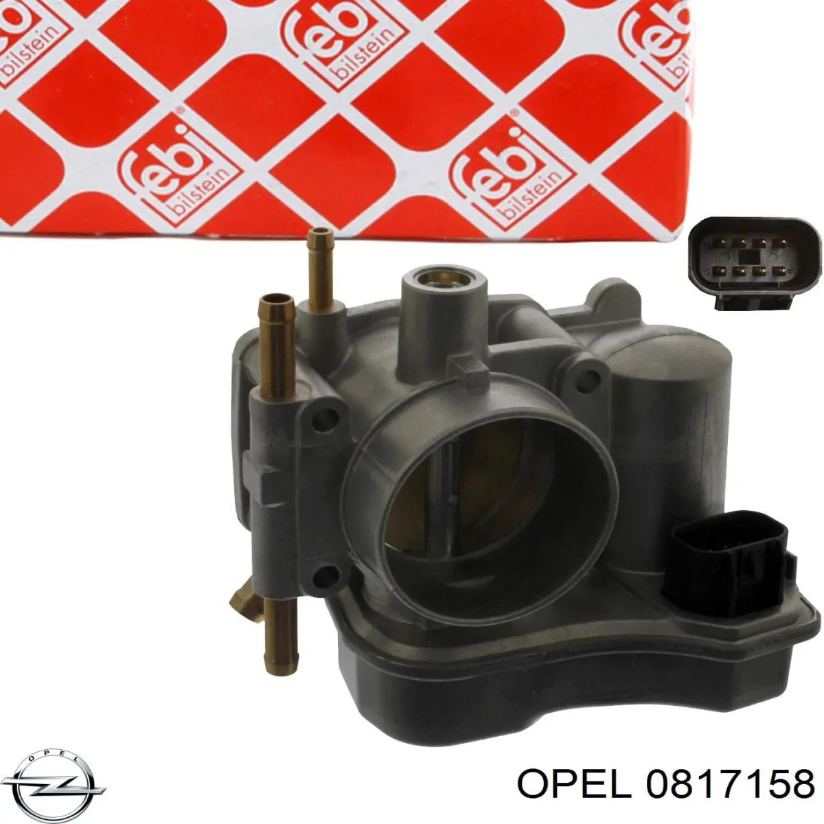 Caja de mariposa Opel 9192122