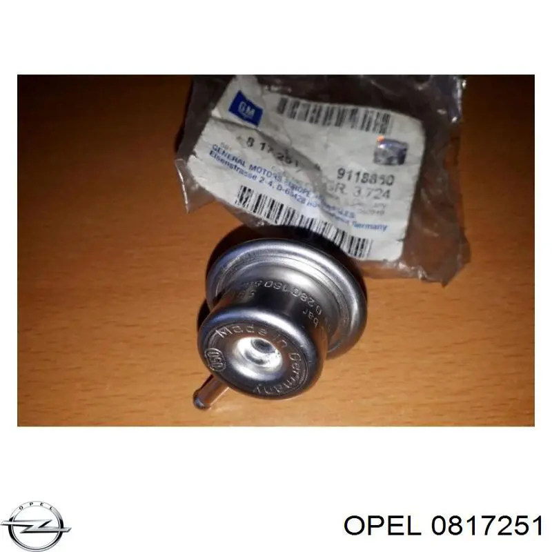 Regulador de presión de combustible Opel 0817251 precio, desde 29,92 EUR
