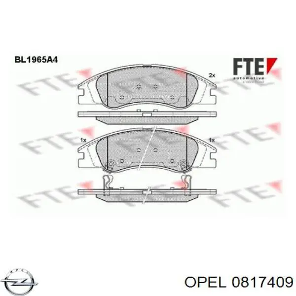 Comprar 817409 Opel Inyector
