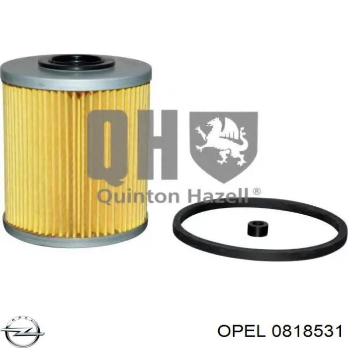 0818531 Opel filtro combustible