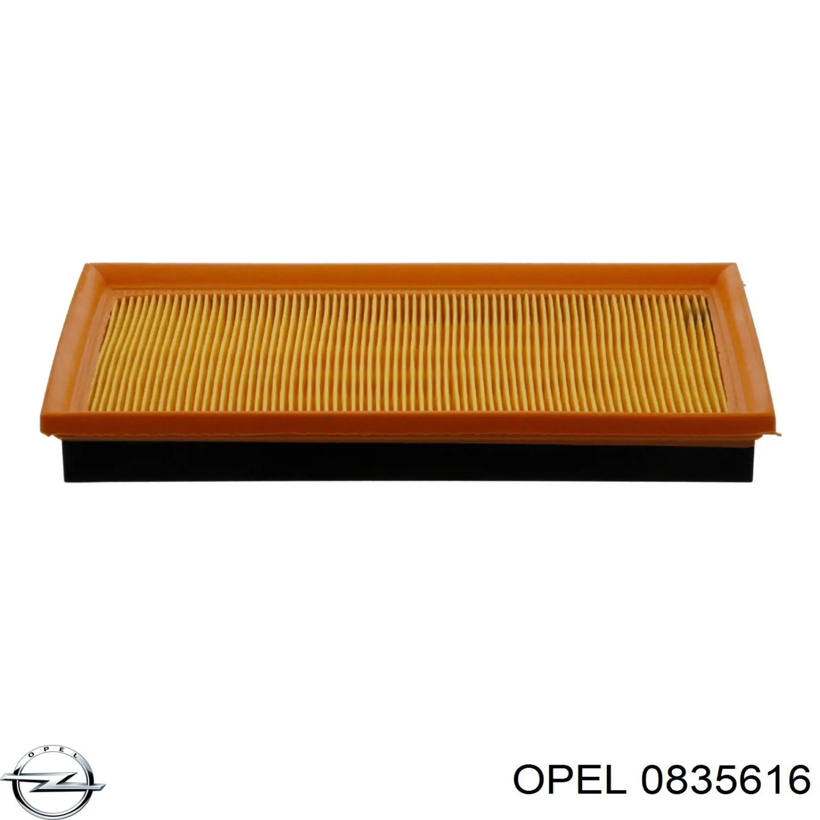 0835616 Opel filtro de aire